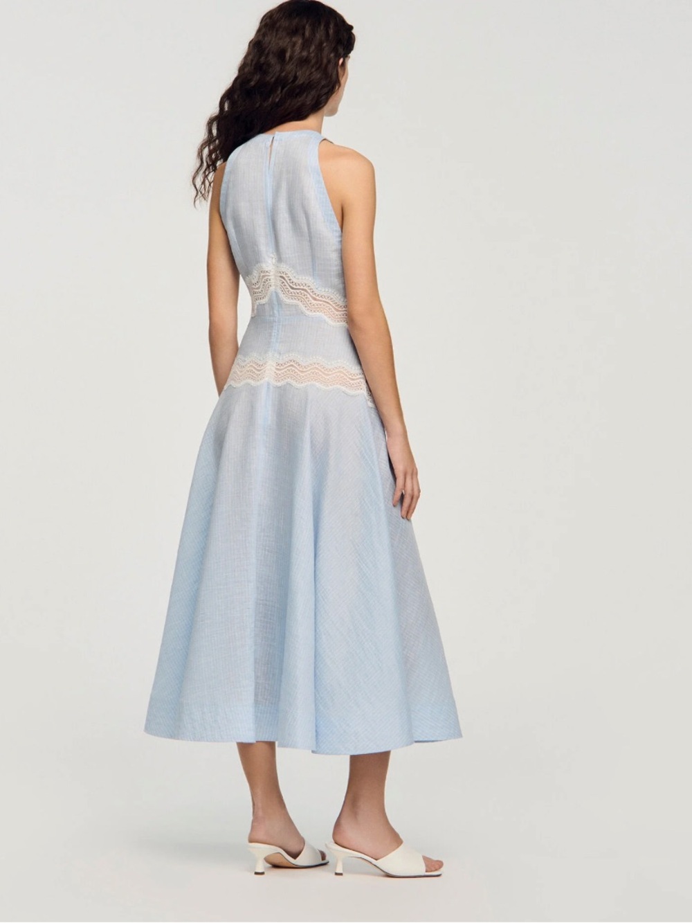 Nathalie Lace Trim Maxi Dress - Picture 3 of 6
